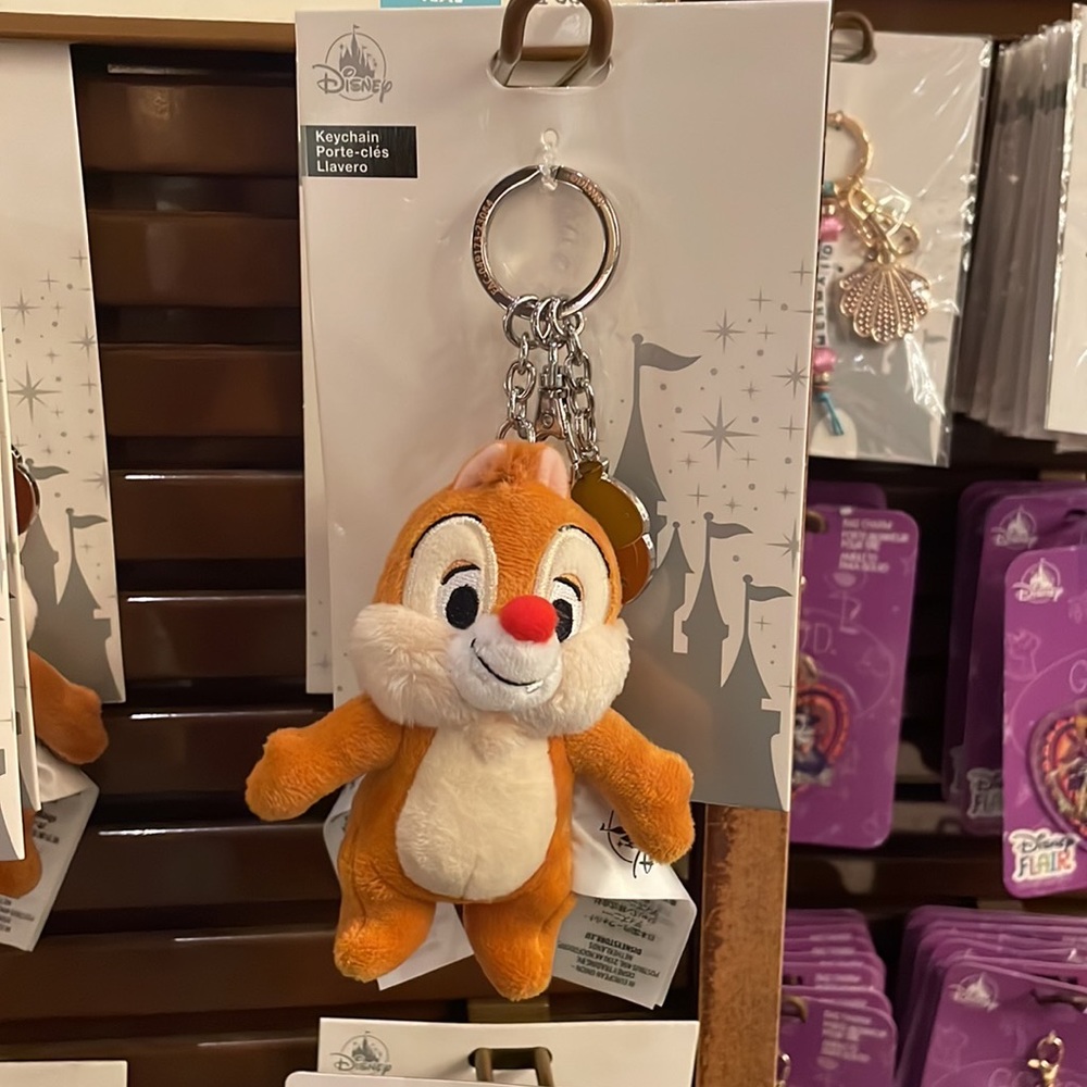 Disney Parks Dale Plush Keychain